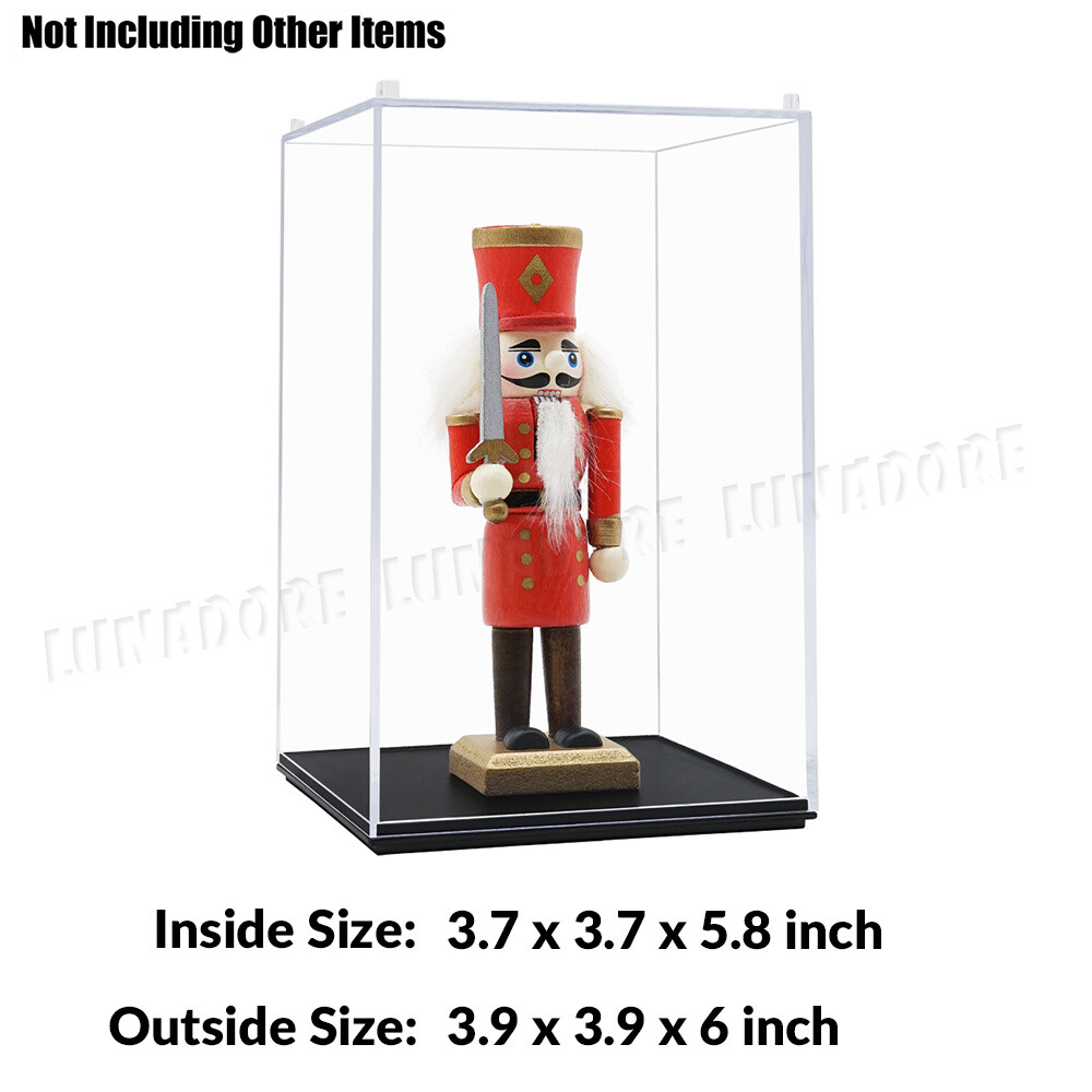 Small Acrylic Display Case Collectibles Box Dustproof 1/64 Diecast Action Figure