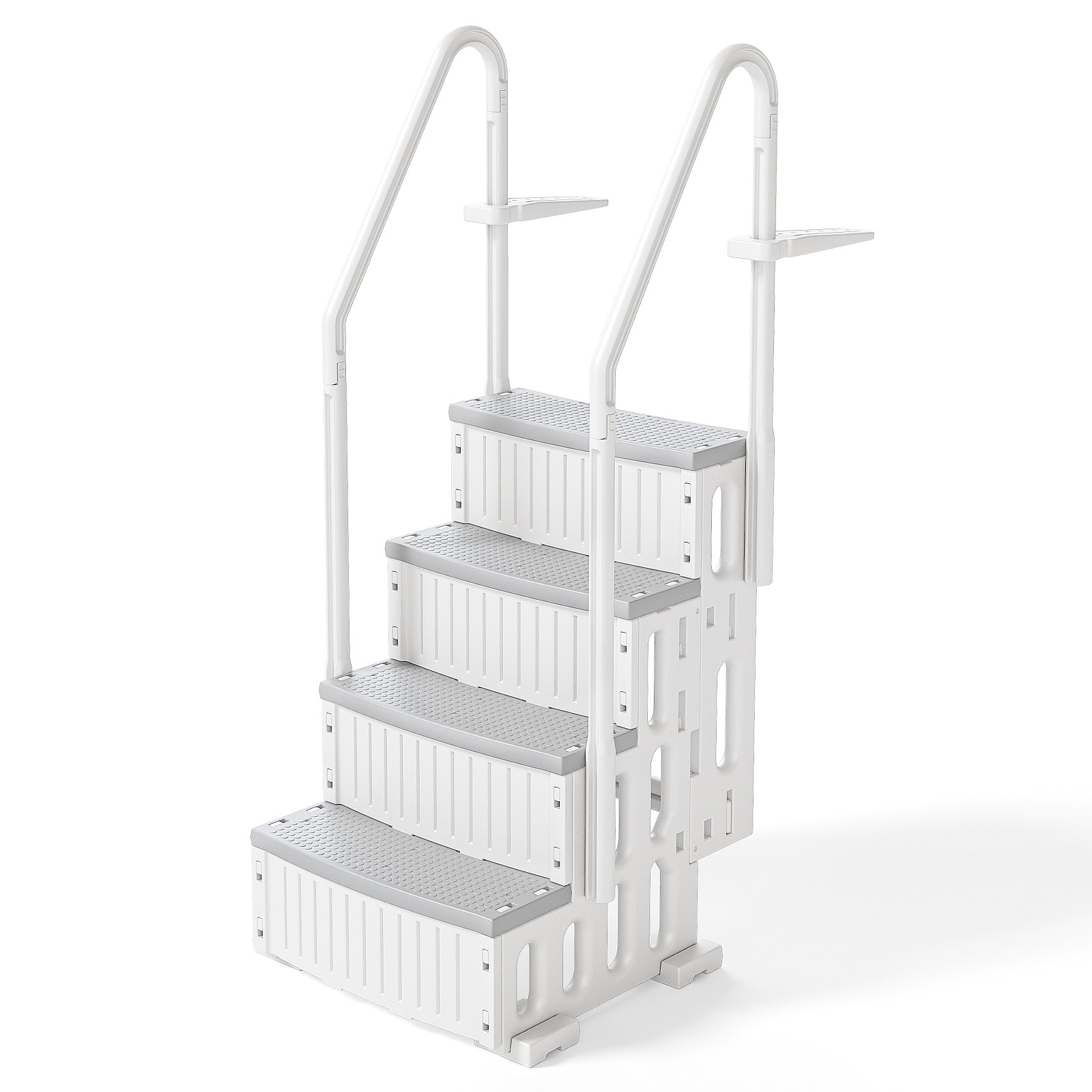 4 Steps Swimming Pool Ladder Heavy Duty Step for Indoor Outdoor Swimming Pool