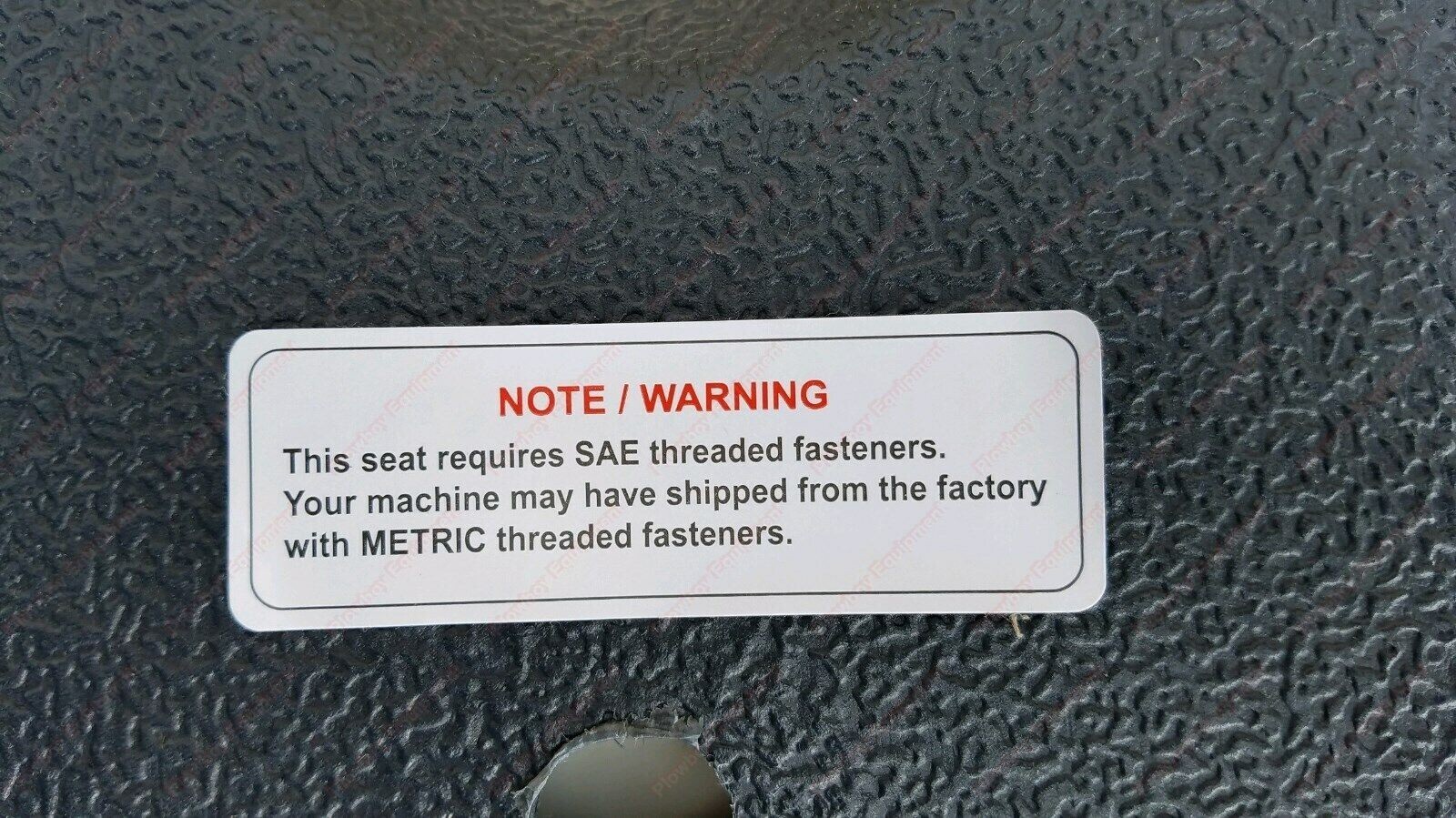 Lawn Garden Mower SEAT - BLACK for TORO Time Cutter Machines Zero Turn LGT100BL