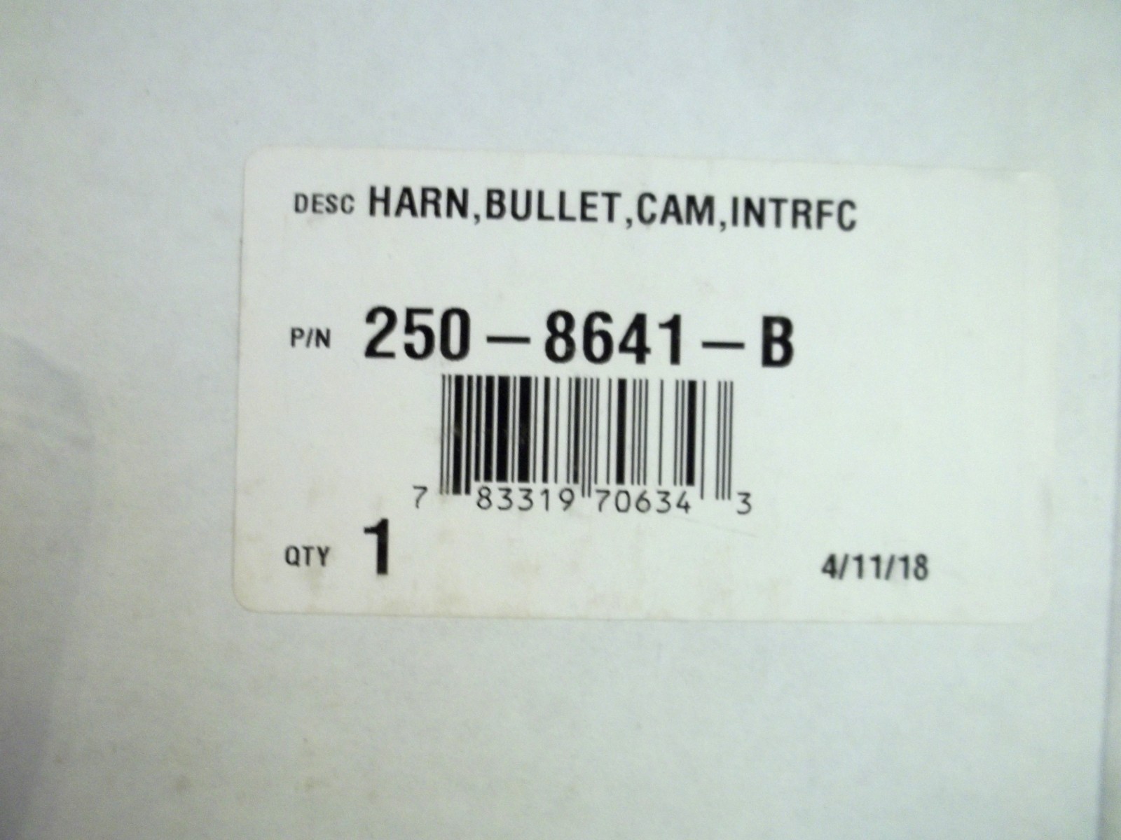 Rostra 250-8183 180 Degree/22mm Flush-Mount Camera & 20 Meter Harness 250-8641-B
