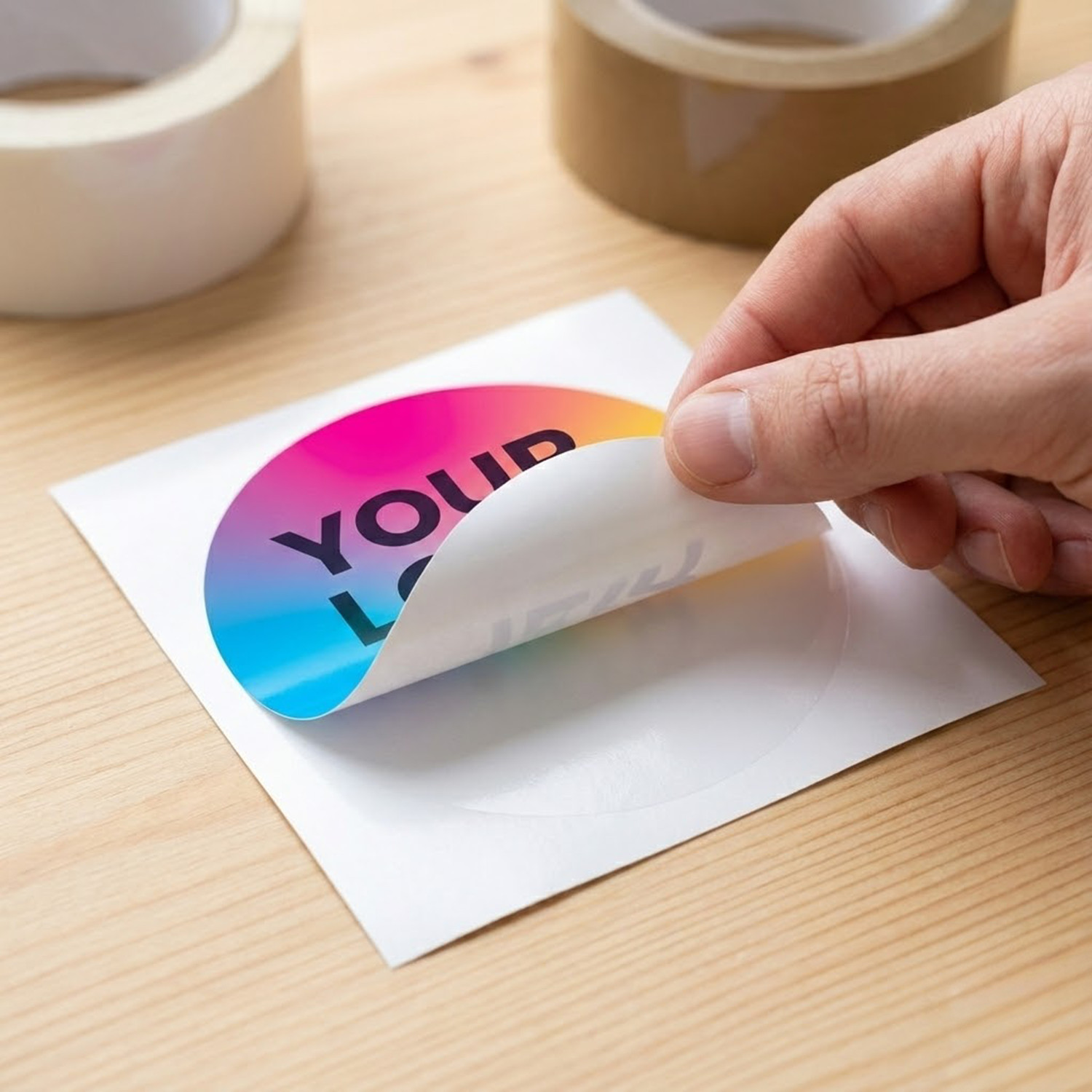 Custom Logo Stickers Vinyl Die Cut Decals Waterproof UV Resistant 2"-20"