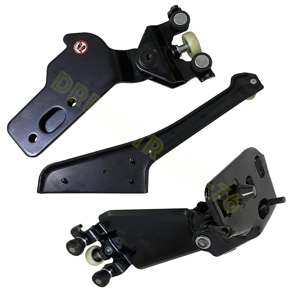 Left Sliding Door Roller Bottom Middle Upper Set For Ford Transit Connect 14-23