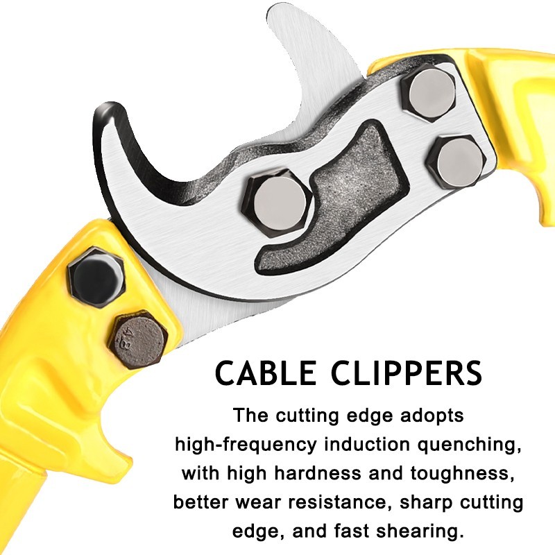 Yellow Heavy Duty Cable Cutter (18") | Wire and Cable Cutting Tool (1 pcs)