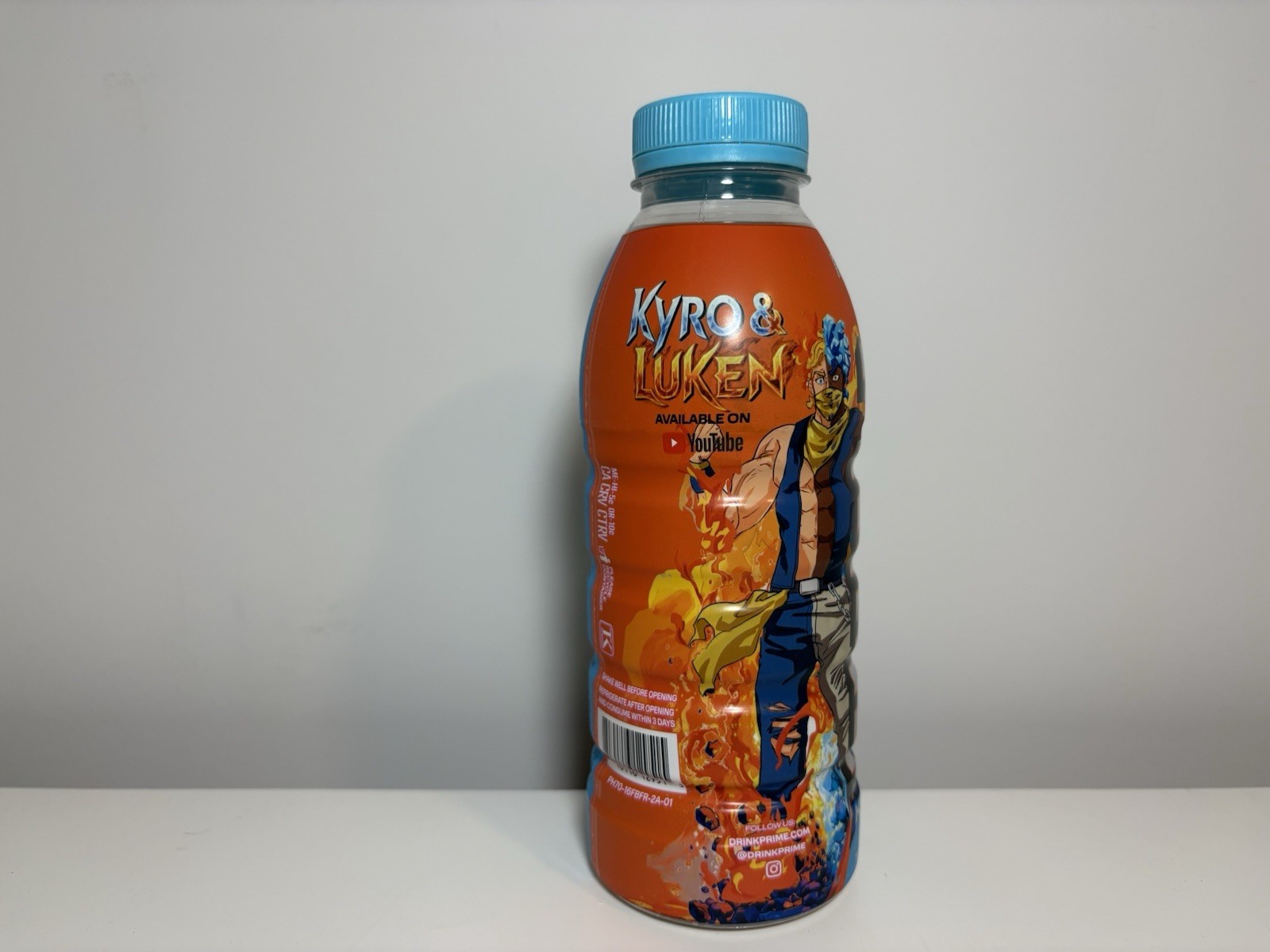 Sealed Prime Hydration Frostbite Fusion Limited Ed Kyro Luken RARE Bottle Drink