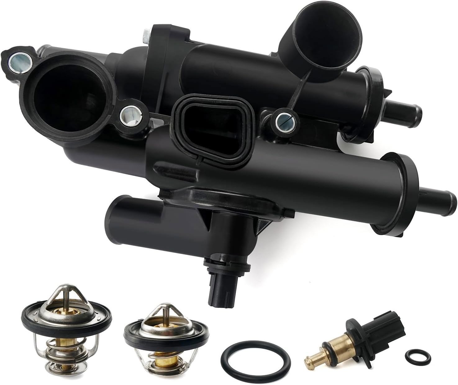 Engine Coolant Thermostat Housing Assembly for Dodge Chrysler 200 Jeep 2.0/2.4L