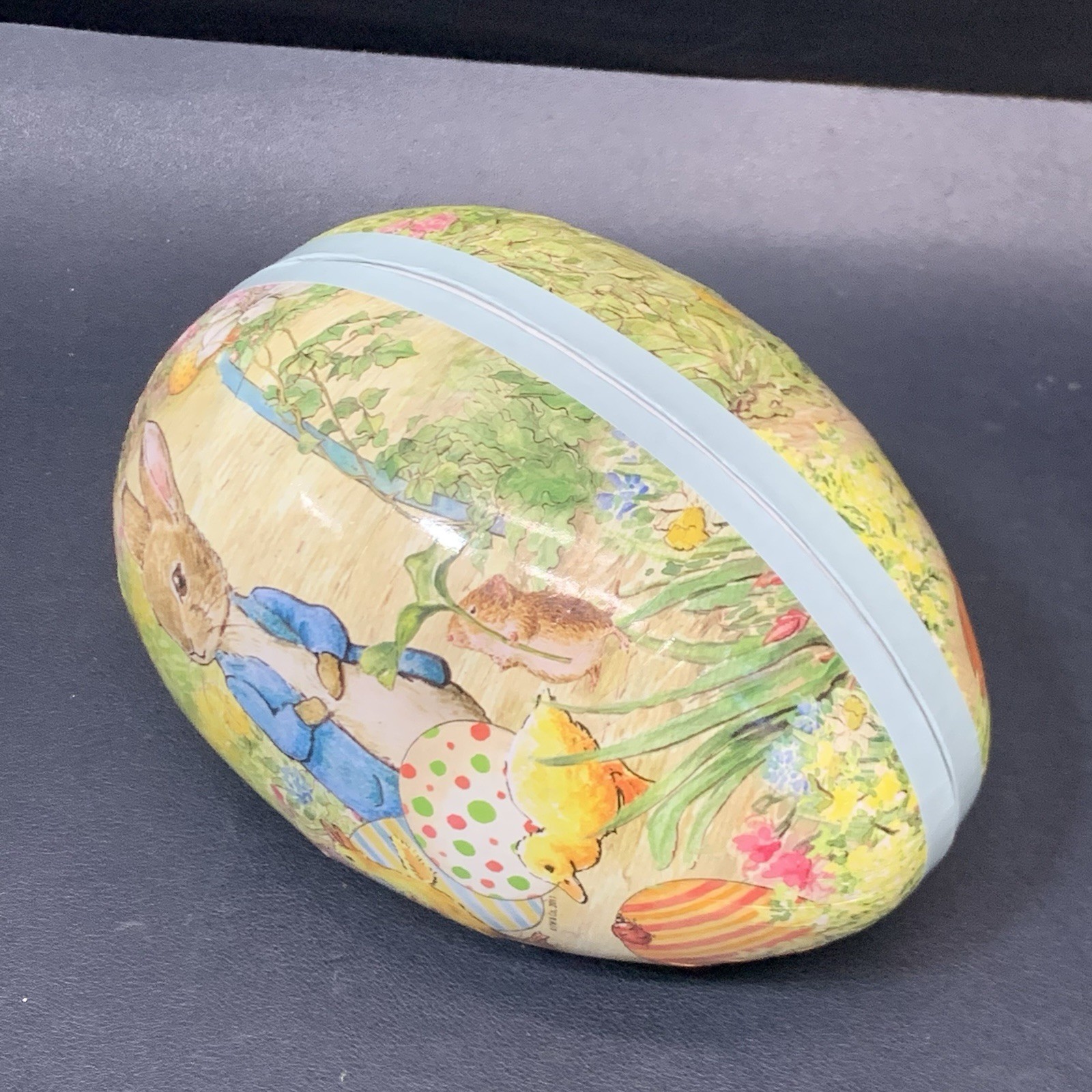Peter Rabbit 7” Mache Easter Egg Made In Germany For Williams Sonoma 2011
