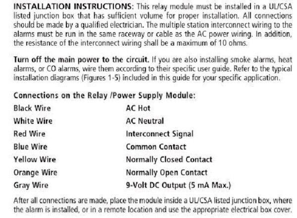 KIDDE Smoke Alarm Relay Module - SM120X