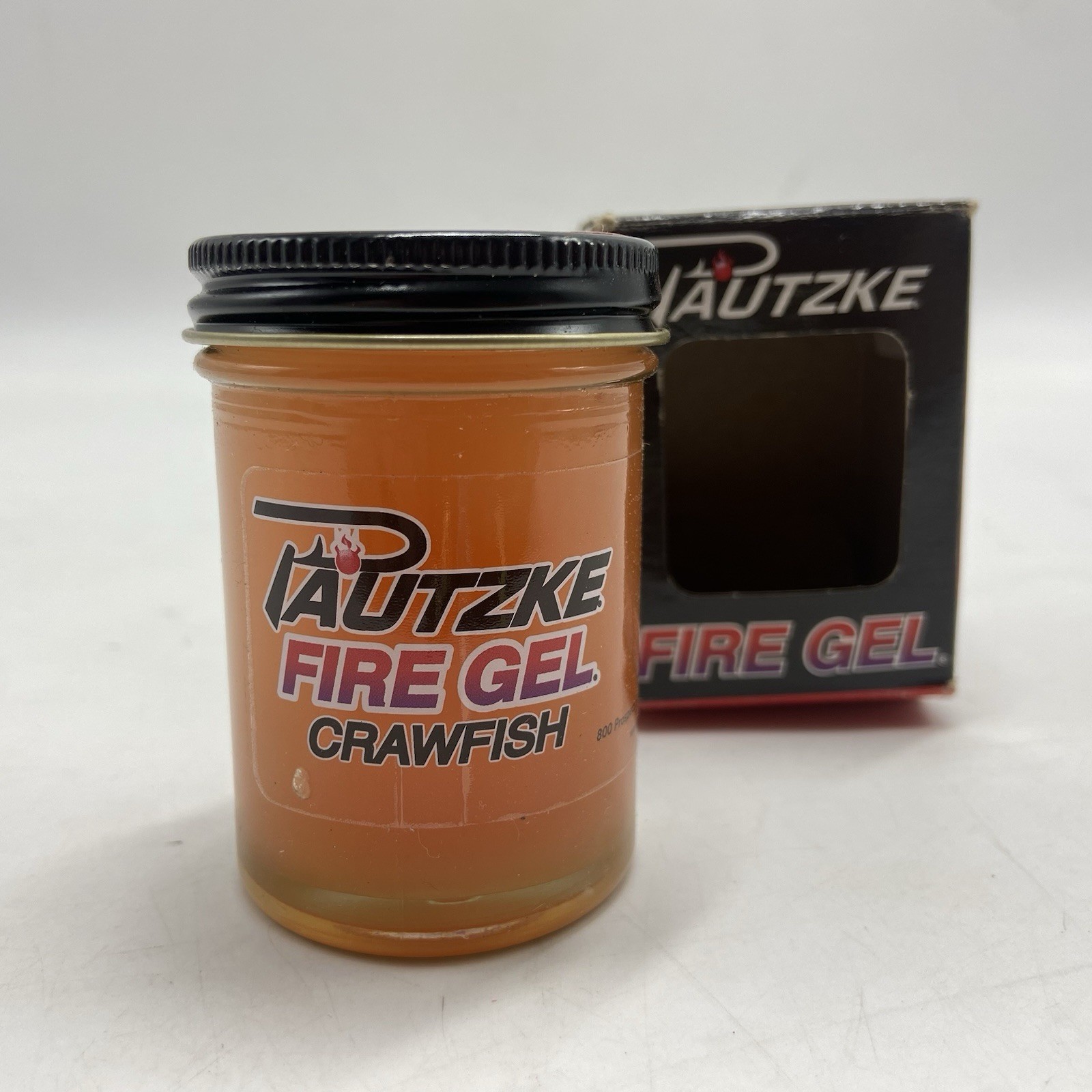 PAUTZKE'S Fire Gel Orange Crawfish Bait 1.65 OZ Bait Lab Approved Fish Smell It!