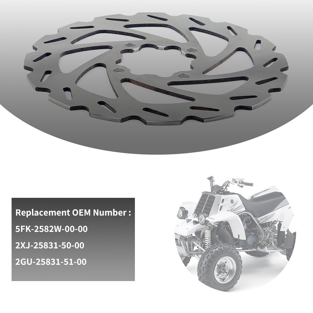 Rear Brake Disc Rotor for Yamaha Banshee 350 YFZ350 1987-2006 98 99 00 01 02 03