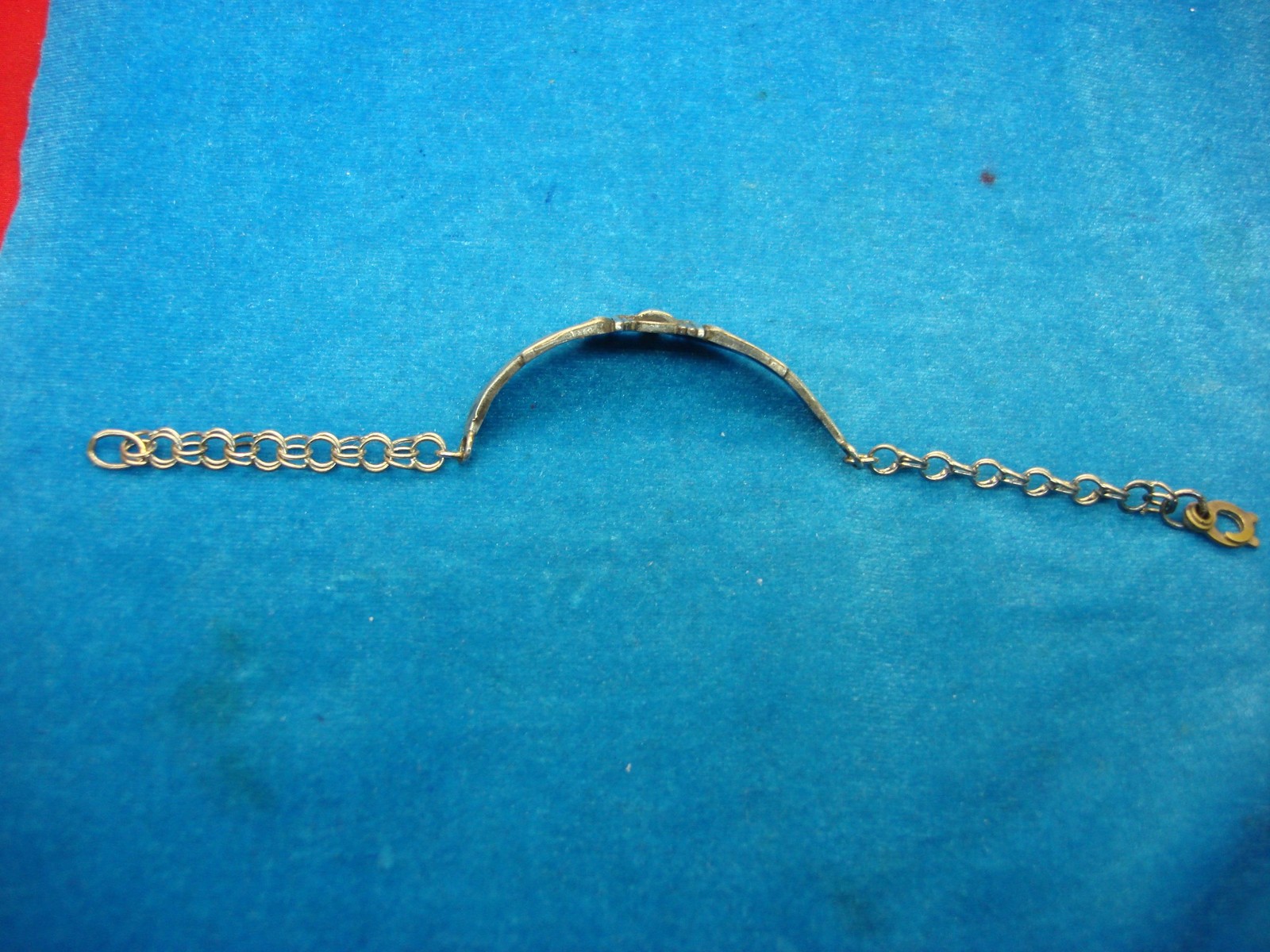 U.S. ARMY AIRFORCE AERIAL GUNNER WINGS CONVERTED TO BRACELET - STERLING SILVER