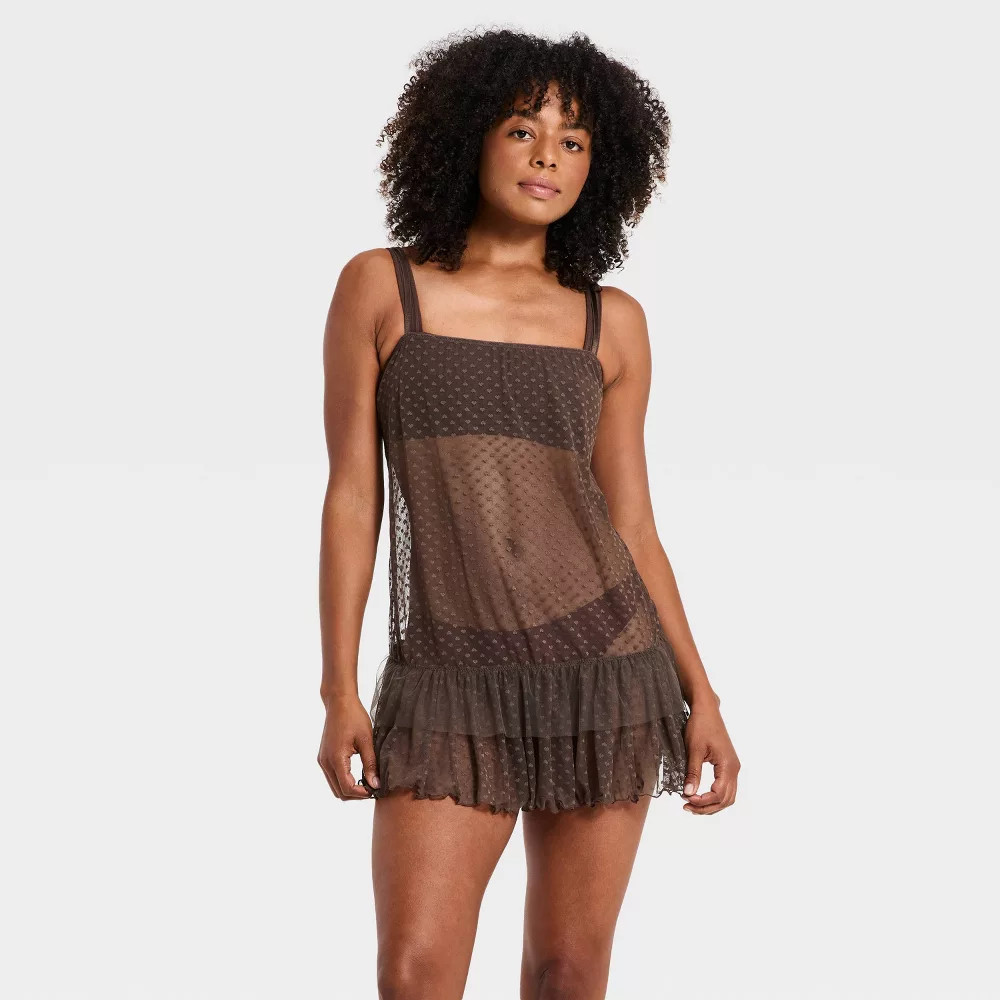Women's Heart Lace Slip Dress - Wild Fable