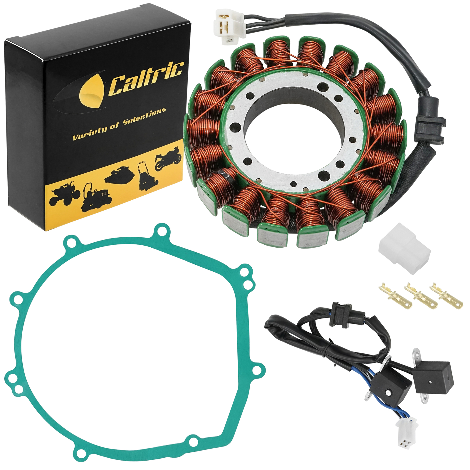 Stator & Gasket for Kawasaki Vulcan 1600 Classic VN1600 VN-1600 2003 2004-2008