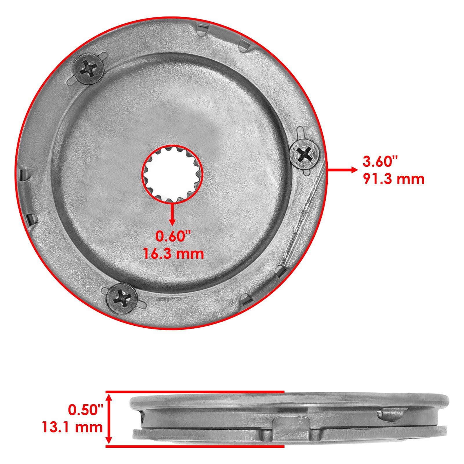 Starter Motor Clutch Sprag Idler Gear Kit For Yamaha Raptor 90 YFM90R 2009-2013
