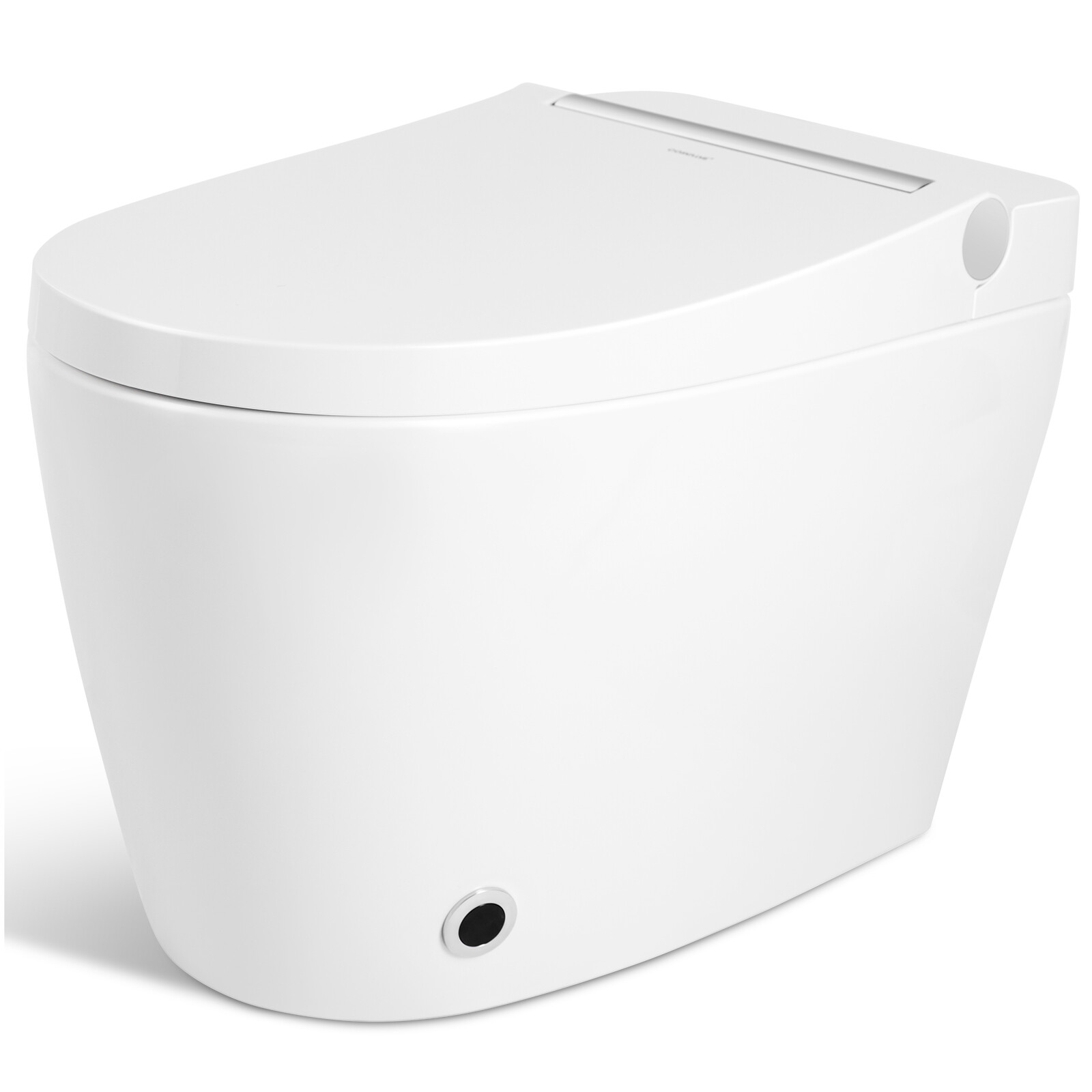 1.27GDF One Piece Smart Toilet Heat Auto Flush Foot Sensor Night Light