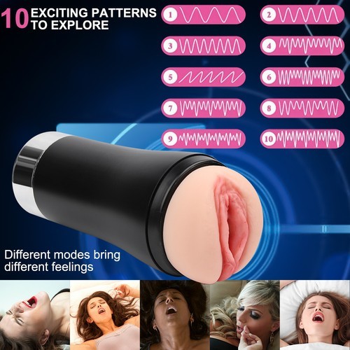 Automatic Masturbator Cup Male Stroker Handsfree Pocket Pussy for Men Sex Toy