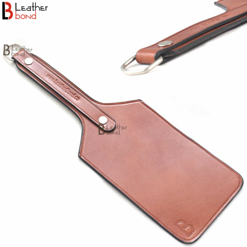 Real Cowhide Saddle Leather Paddle Slapper Flexible and Wider