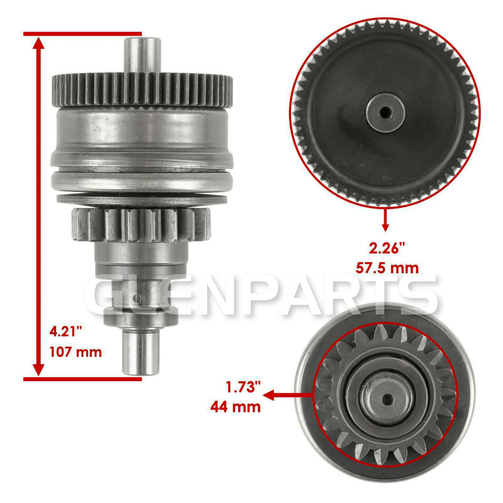 Starter Drive Bendix for Tigershark 640 770 TS640 TS770 NEW