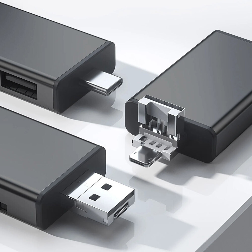 USB-A/C MMC Card Reader&Storage Box for TF/SD/Jump Clip/Ejection Pin/USB Dirver