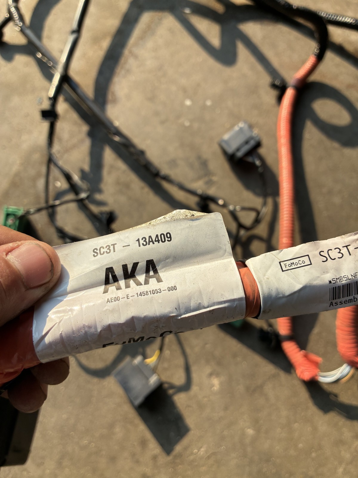 2023-2025 Ford F250 F350 F450 Truck Bed Tail Light Wiring Harness Halogen