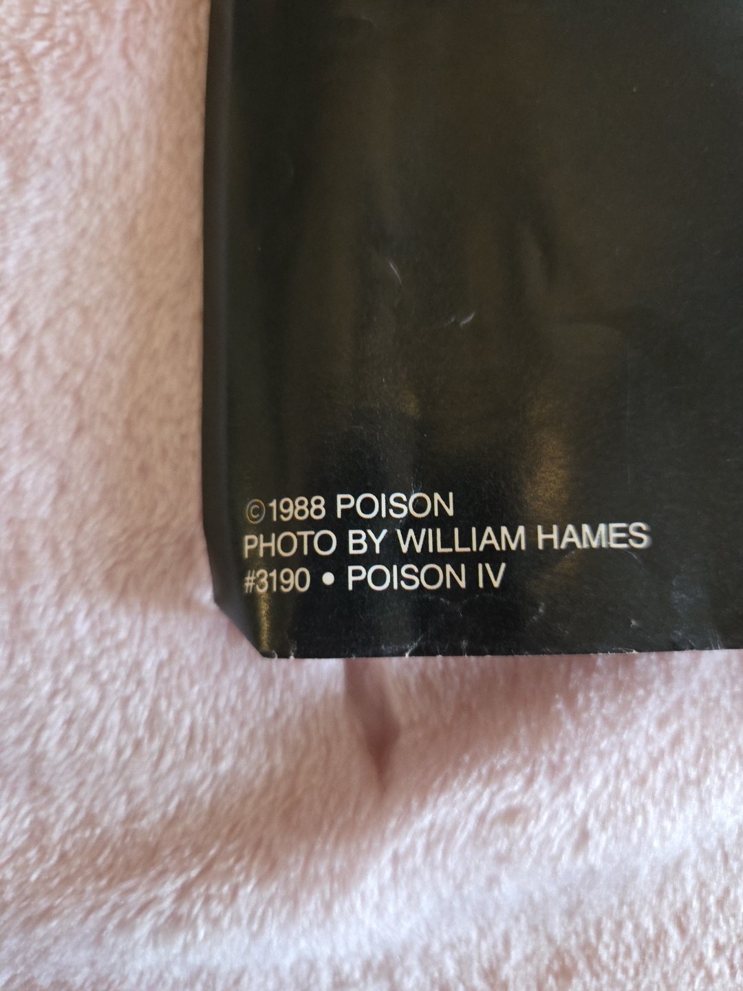 Poison vintage music poster 1988 34 X 22