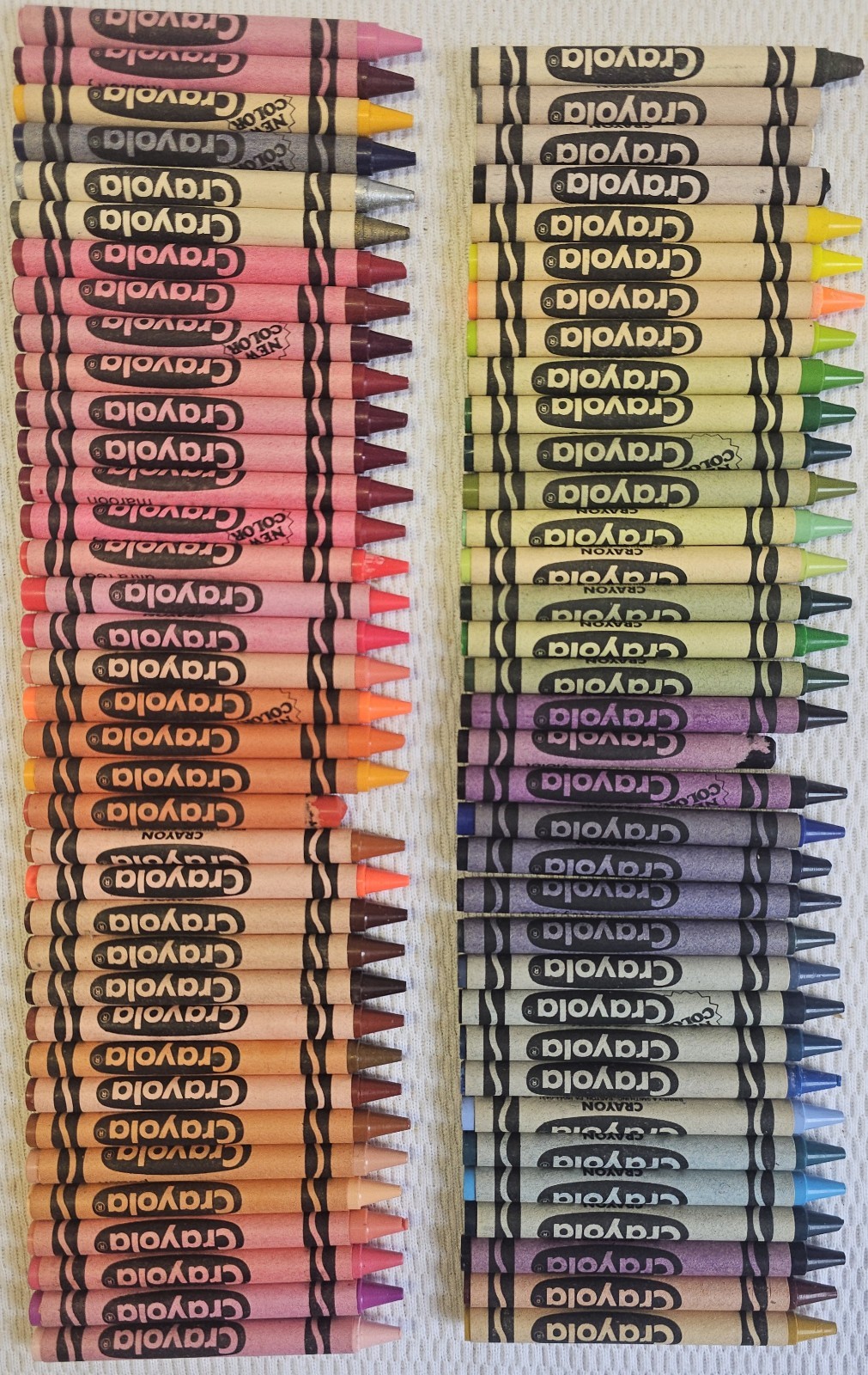 1990 Crayola Crayons 1st EVER Dandelion Cerulean + Indian Red Thistle Goldenrod