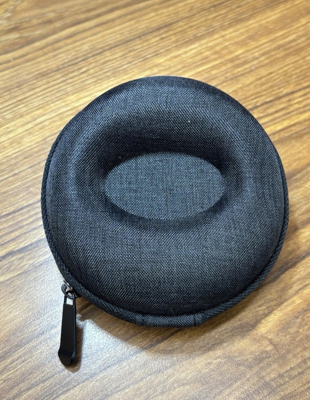 TAG Heuer Watch Storage Case Travel Compact Size w/ Zipper Round Black & Gray