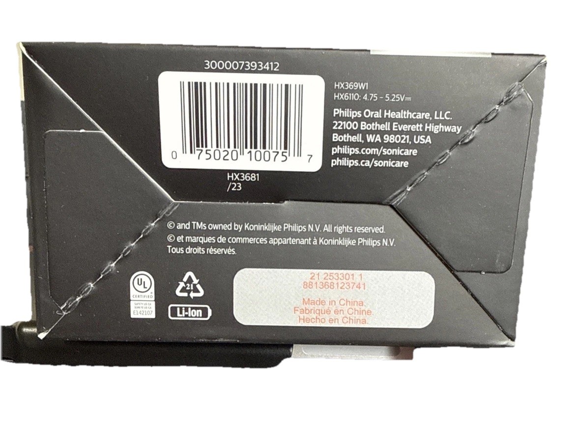 Philips Sonicare 4100 Rechargeable Toothbrush Pressure Sensor White HX3681/23!