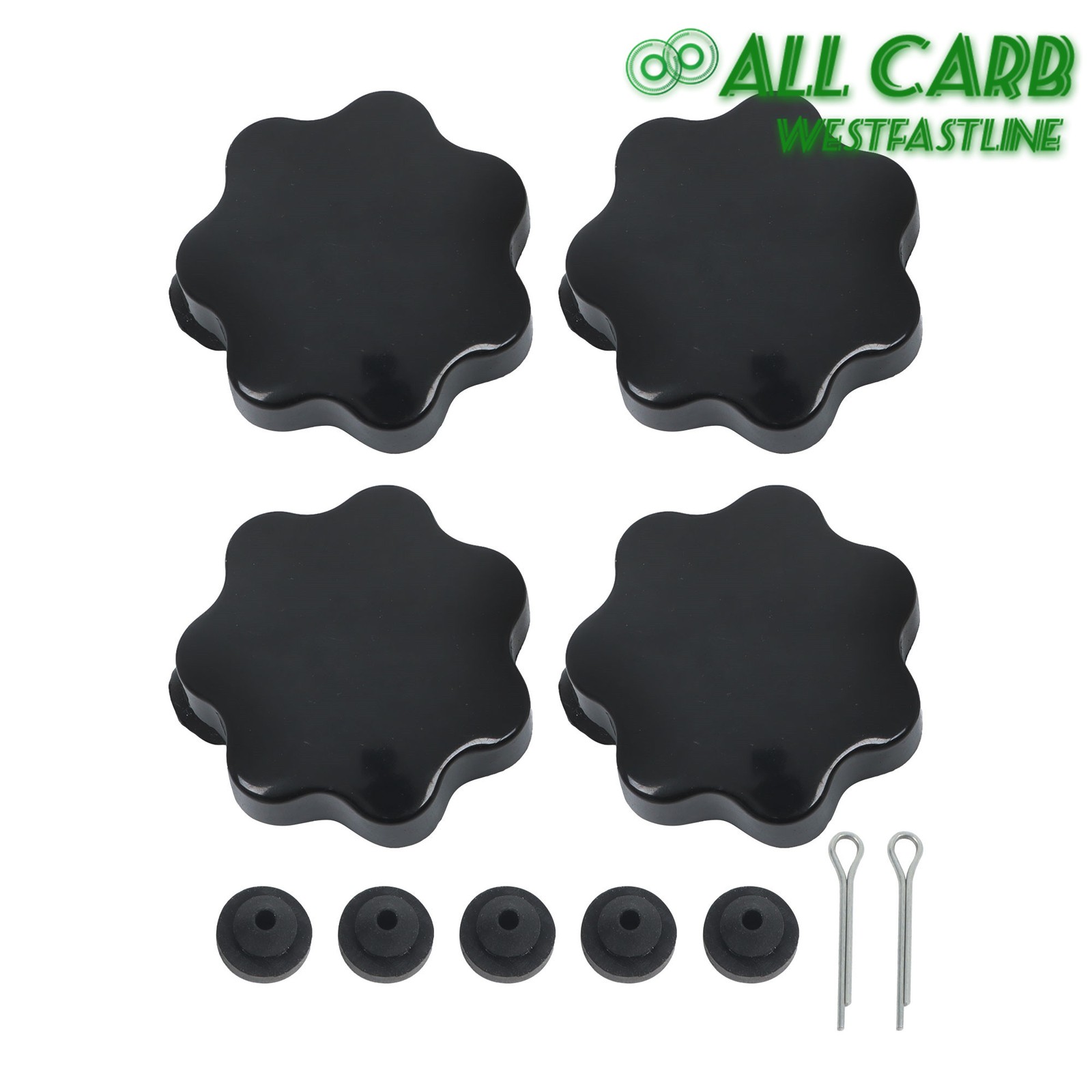 Tuff Top Tractor & Mower Canopy 52" × 52" For 2" x 2" or 2" x 3" ROPS -White