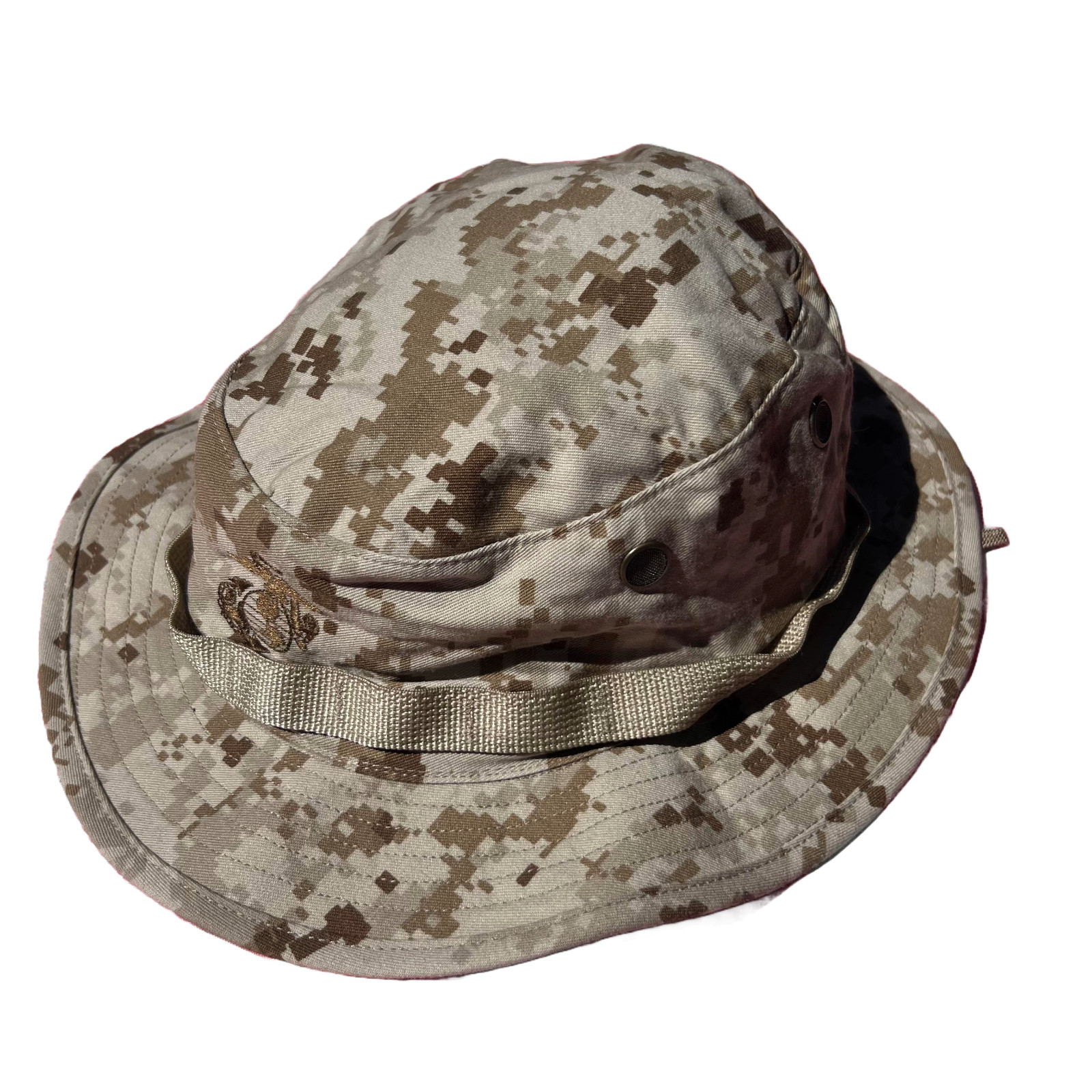 NEW USMC desert MARPAT Boonie Hat SUN COVER size Large