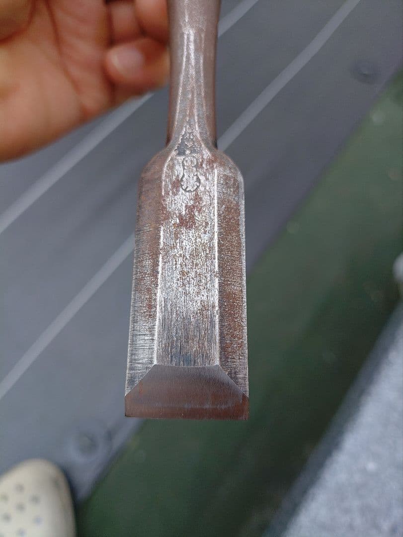 Chisel Nomi Japanese Carpenter Tool Hand Tool Used Scratches Dirty In Box