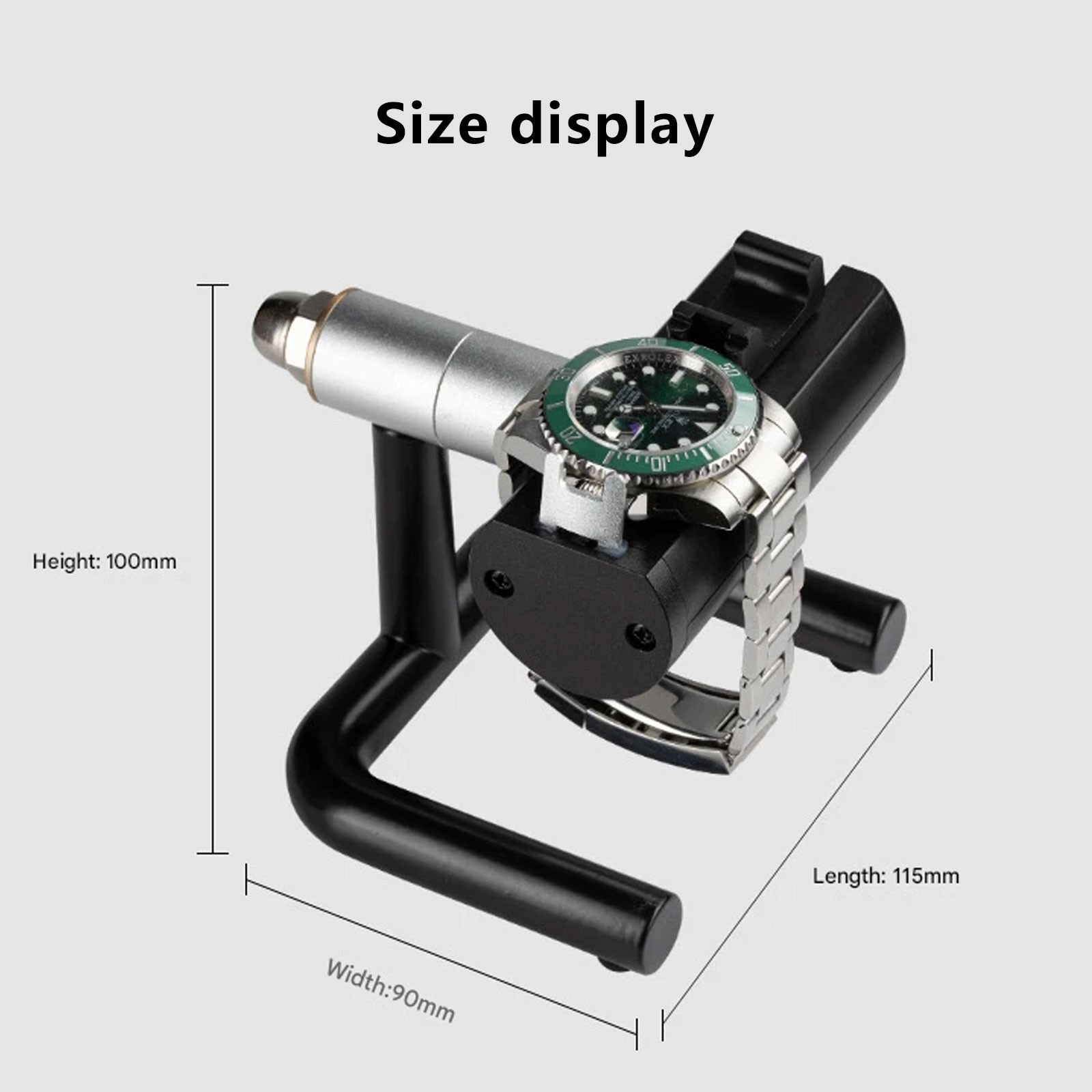 Weishi No.1900 Timegrapher Mechanical Watch Timing Machine Multifunction Black