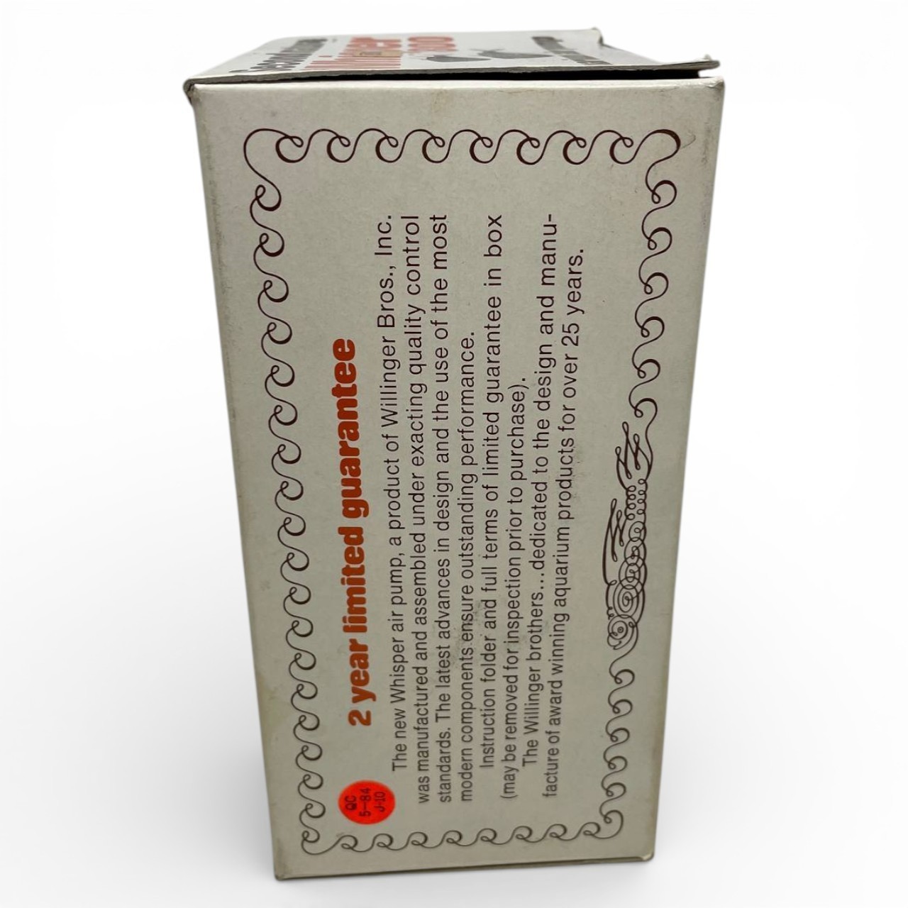 Vintage Whisper 800 Aquarium Air Pump New In Box NOS Made In Japan