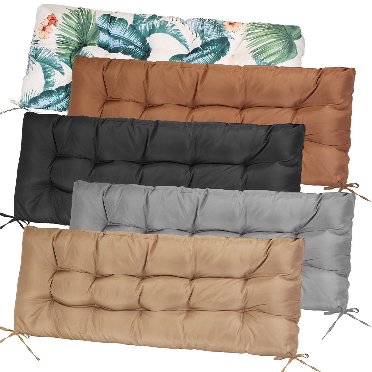 Multicolor Indoor/Outdoor Bench Cushion 51"x20" Swing Cushion for Lounger Bench