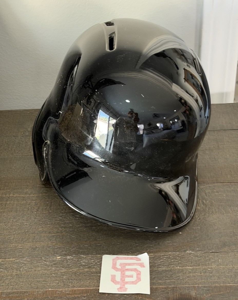 San Francisco Giants MLB Rawlings S100 Player Used Game Left Helmet Mens 7 3/4