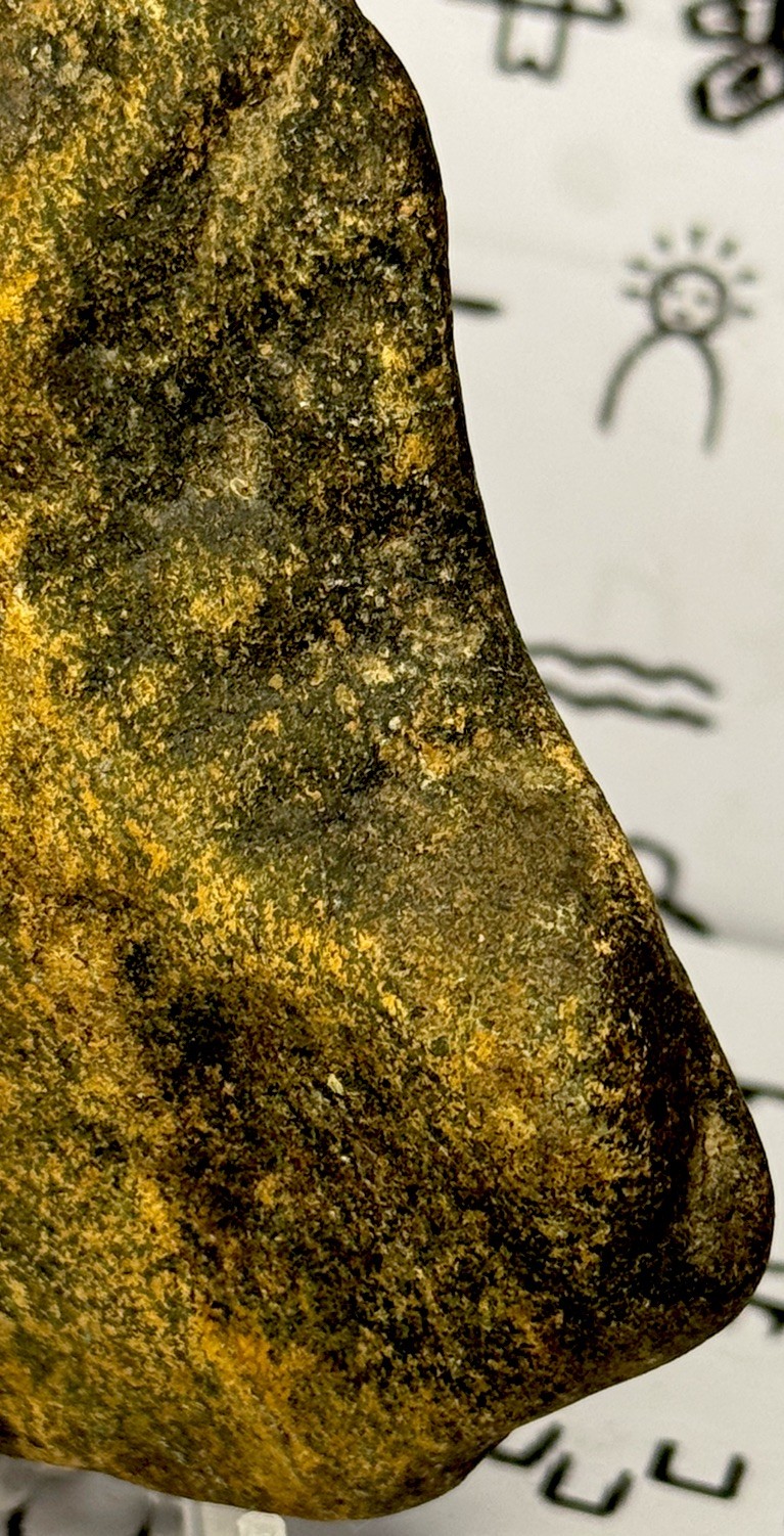 Native American Indian Authentic Artifact Stone Carved Effigy, 13.3 oz • VA