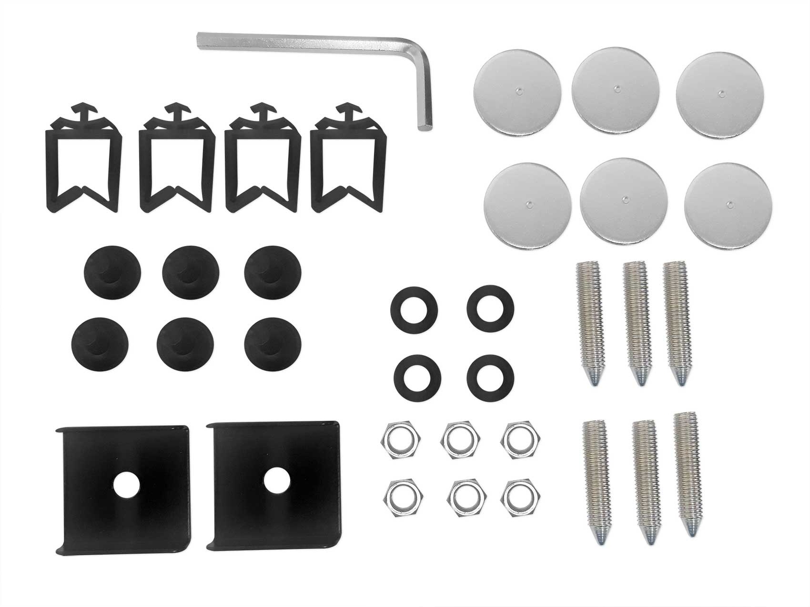 Rockville RVSM1 Pair of Near-Field Studio Monitor Stands w/ Adjustable Height