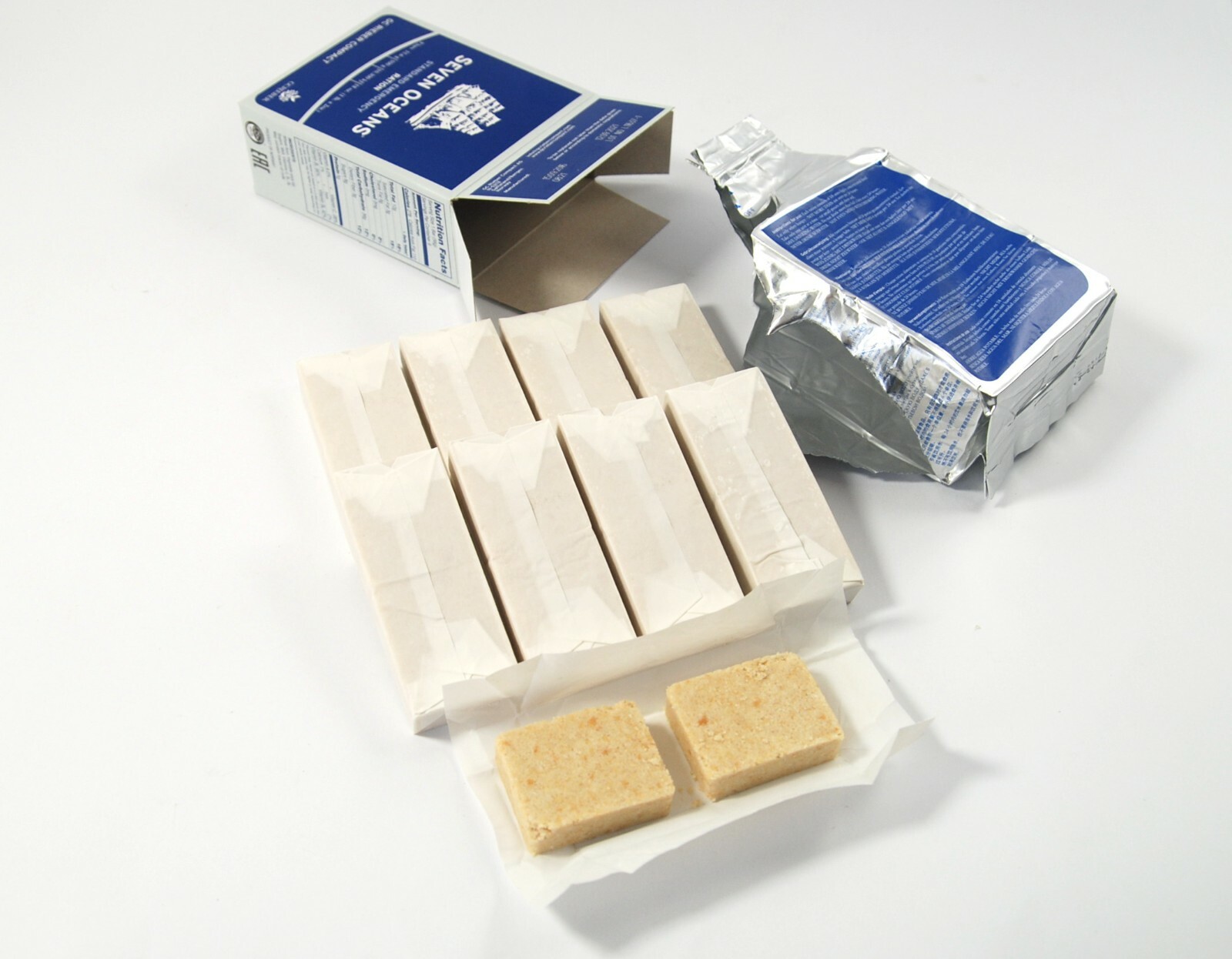 HALAL 3x BOX 500g EMERGENCY FOOD RATION MEAL SURVIVAL BISCUITS SEVEN OCEANS MRE