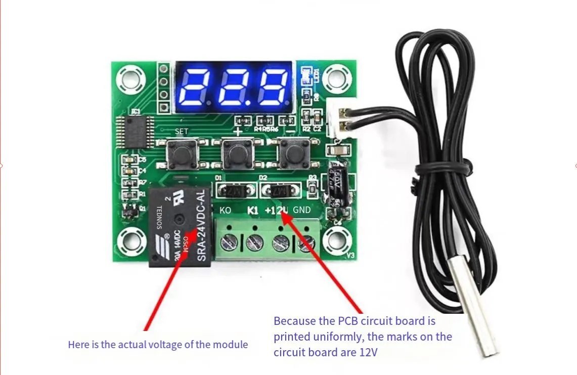 W1209 5V -50 - 110C Digital Thermostat Temperature Control Switch Sensor Module