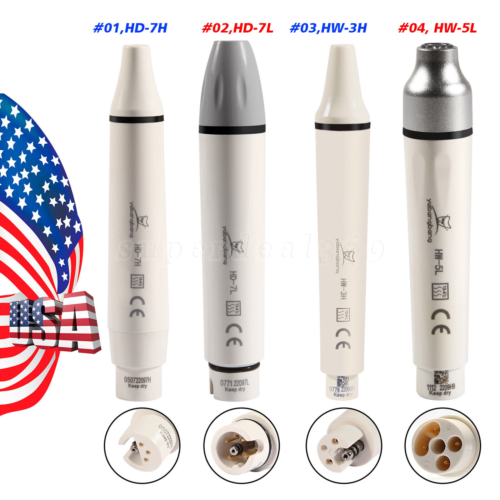 Ultrasonic Piezo Dental Scaler Handpiece LED for EMS WOODPECKER / DTE SATELEC ns