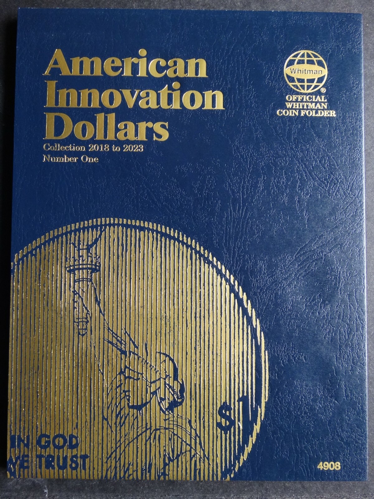Set of 2 Whitman American Innovation Dollars Coin Folder 2018-2029 Album Book
