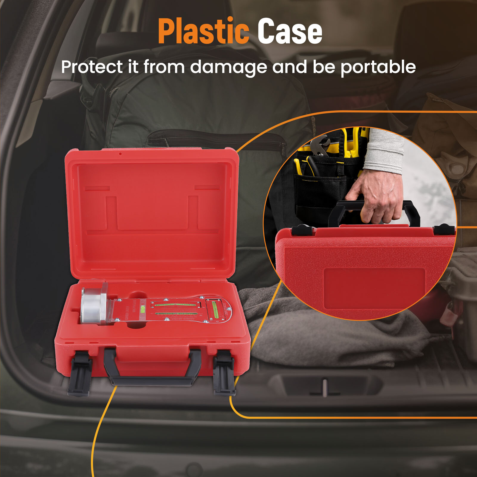 Magnetic Camber Castor Kingpin Gauge Car Wheel Alignment Tool For Automobile