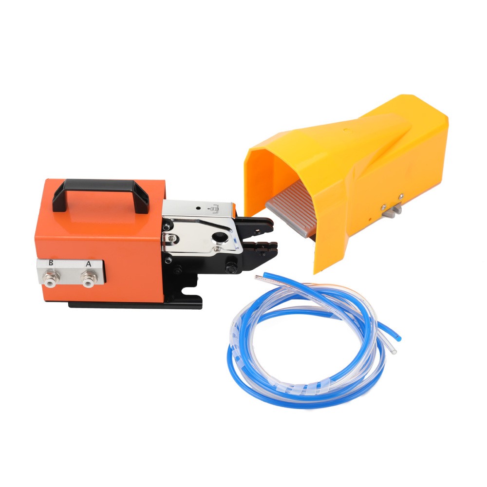 Terminal Crimping Machine Pneumatic Pliers Air Powered Wire Terminal Crimper