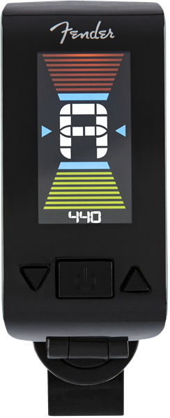 Genuine Fender Original Clip-On Color LCD Tuner for Guitar, Banjo - DAPHNE BLUE