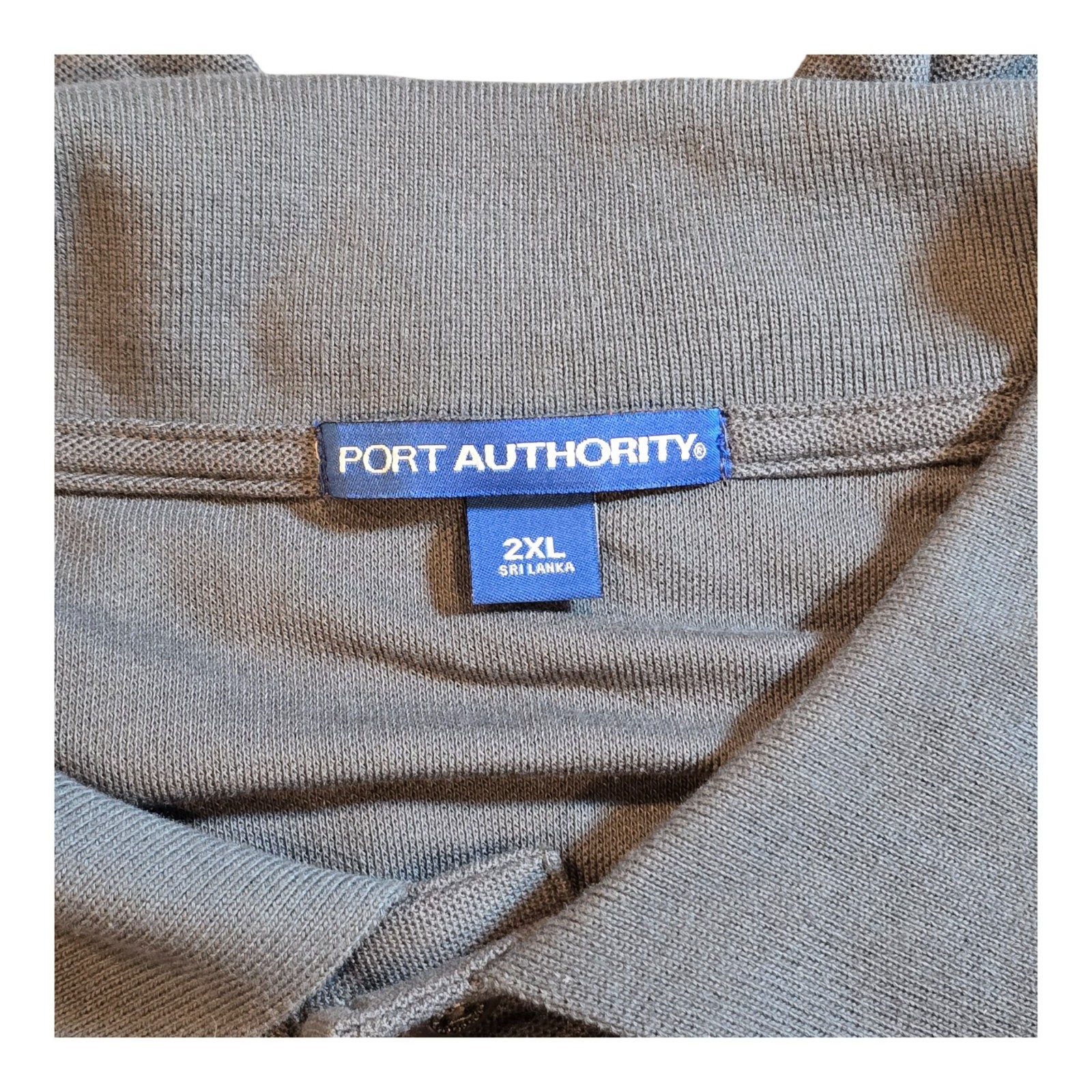 Waffle House Polo Shirt by Port Authority Uniform? Dark Gray Men Size 2XL