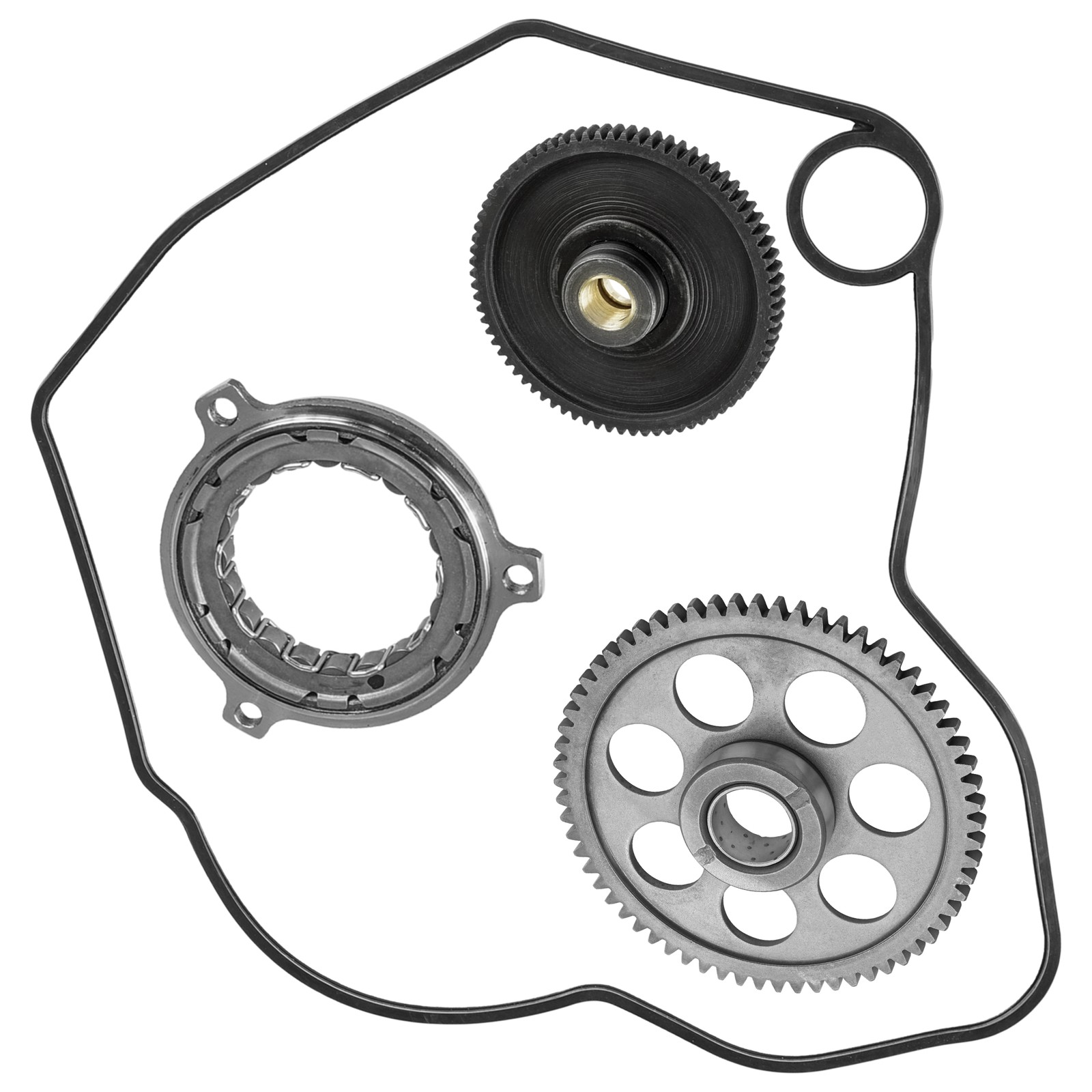 Starter Clutch Gear Idler W/ Gear & Bearing Sprag For Polaris Ranger ETX 2015-16