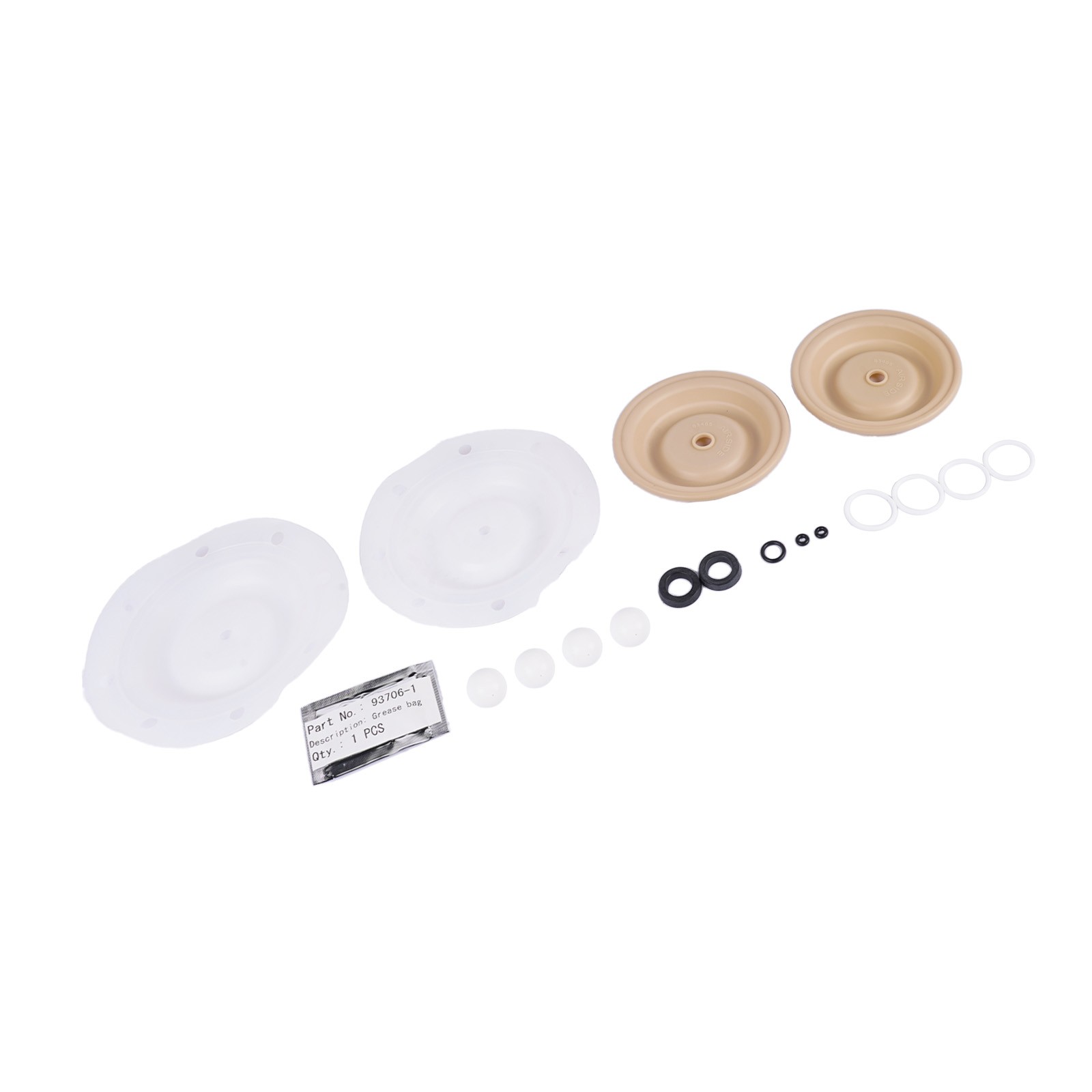 Diaphragm Pump Repair Kit Fluid For Ingersoll Rand ARO Diaphragm Pump 637427TT