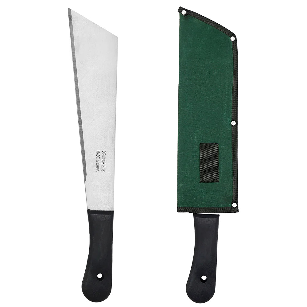 Zenport MP13 Machete with Sheath, 13 Inch Carbon Steel Blade - 1 Pack