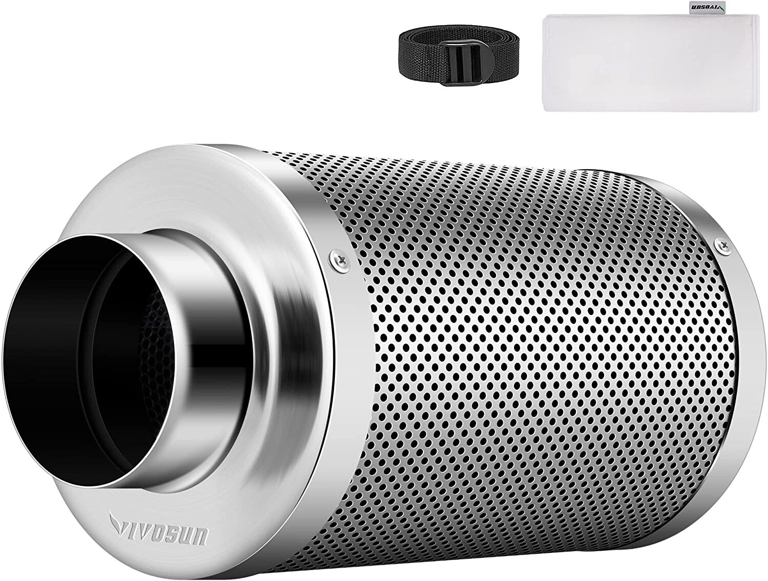 Air Carbon Filter 6", Australian Charcoal, Odor Control, Hydroponics, Grow Tent