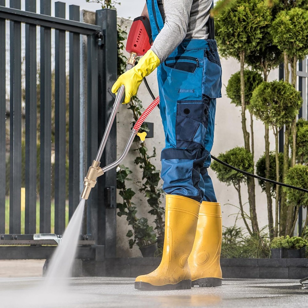 Pressure Washer Sandblasting Kit 5000 PSI Wet Abrasive Sandblaster Attachment wi