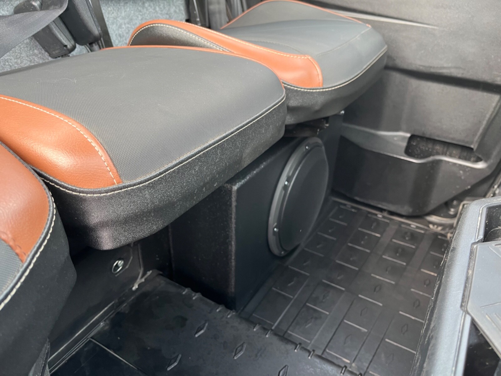 CAN-AM Defender 2 door 10" Subwoofer Box Enclosure Under Seat Waterproof